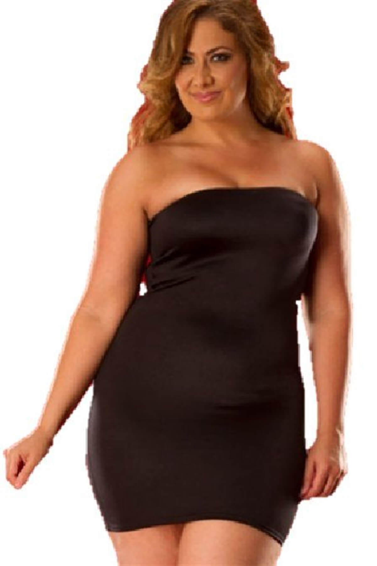 Deluxerie Plus size mini šaty Orsala Deluxerie Plus size mini šaty Orsala