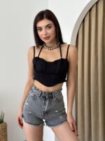 Deluxerie Crop Top MF-Lareesa